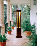24″ Round Garden Bollard Light 12W Outdoor Pathway Light (1479)