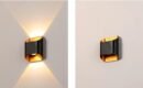 4W LX Outdoor Wall Decorative Light (739) with RoseGold Reflector