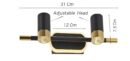 12W LX 087 Black RoseGold Wall Mirror Light Spotlight Aluminium Body Picture Light