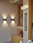 8W LX Outdoor Wall Decorative Light (739) with RoseGold Reflector