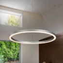 1200mm Round Ring Office Pendant Hanging Aluminium Profile Light 96W Round Hanging Suspended Light with Fulham Driver