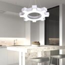 600mm Gear Shape White Office Hanging Profile Light 42W