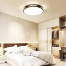 Ft Round Moon Office Hanging Light 96W  Aluminium Profile Suspended Office Light with Driver