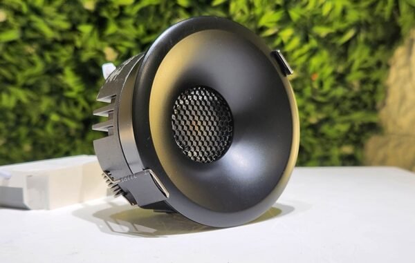 AP 2072 18W Black Round Deep Recessed COB Downlight with Apra Driver - Image 2