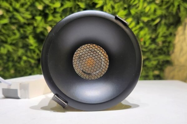 AP 2072 18W Black Round Deep Recessed COB Downlight with Apra Driver