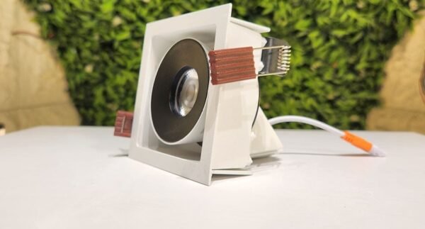 AP 0412 12W White Square Recessed Linear COB Ceiling Downlight with Apra Driver - Image 3