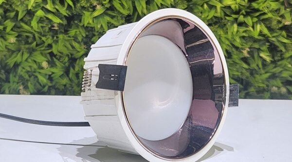 AP Mysa 18W Round Diffused Deep Recessed Wall Mounted COB Ceiling Downlight Nickle Reflector - Image 2