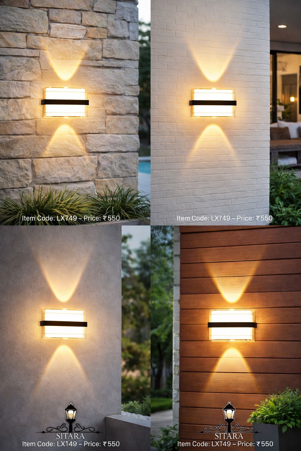 LX 749 MODERN OUTDOOR WALL LIGHT - Image 2