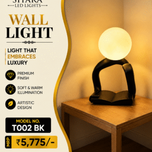 LED WALL LIGHT T002 BLACK